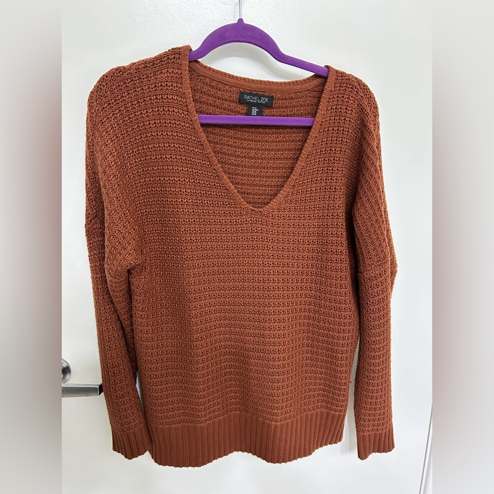 Burnt orange sweater